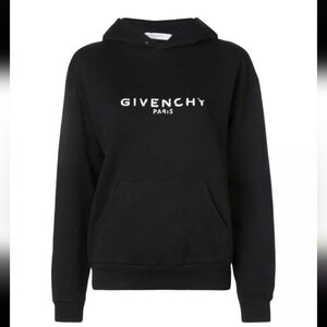Givenchy logo  Black Hoodie